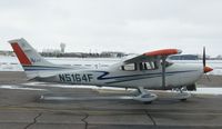 N5164F @ KAXN - Cessna 182T Skylane at the pumps. - by Kreg Anderson
