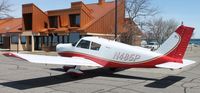 N485P @ KAXN - Piper PA-28-140 Cherokee on the ramp. - by Kreg Anderson