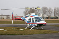G-RAMY @ EGBR - Bell 206B JetRanger II at The Real Aeroplane Club's Spring Fly-In, Breighton Airfield, April 2013. - by Malcolm Clarke