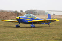 G-AYFC @ EGBR - Rollason Druine D-62B Condor at The Real Aeroplane Club's Spring Fly-In, Breighton Airfield, April 2013. - by Malcolm Clarke