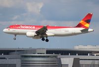 N398AV @ MIA - Avianca A320 - by Florida Metal