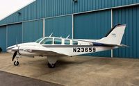 N23659 @ EGTB - Registered to, International Air Services Inc Trustee, Guernsey C.I.