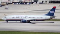 N419US @ MIA - US Airways 737-400