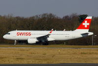 HB-JLT @ EGCC - Brand new A320 fitted with Sharklets - by Chris Hall