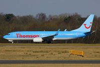 G-FDZT @ EGCC - Thomson - by Chris Hall