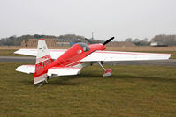 G-ZVKO @ EGBR - Zivko Edge 360 at The Real Aeroplane Club's Spring Fly-In, Breighton Airfield, April 2013. - by Malcolm Clarke