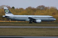 EI-DVM @ EGCC - Aer Lingus retro scheme - by Chris Hall