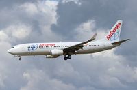 EC-KCG @ EGSH - About to land on runway 27. - by Graham Reeve