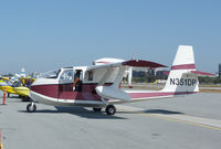 N351DP @ SQL - On exhibit at the Hiller Museum as part of Seaplane Adventure Day. - by Bill Larkins