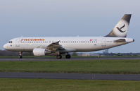TC-FBV @ EGSH - Arriving at EGSH after the sun had set.