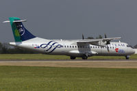 EI-SLL @ EGSH - Departing EGSH after spray into CSA SkyTeam livery. - by Matt Varley