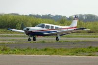 G-BKMT @ EGFH - Resident Saratoga SP II. - by Roger Winser