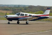 G-BKMT @ EGFH - Resident Saratoga SP II. Previously registered N8005Z. - by Roger Winser