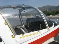 N540BD @ SZP - 1973 Scottish Aviation BULLDOG Mdl 120/121, Lycoming O-540-A1B5D 200 Hp, two-place side by side primary trainer several air forces, panel & stick controls - by Doug Robertson