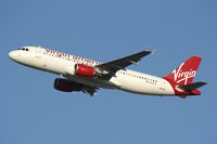 N628VA @ DFW - Virgin Airlines departing DFW Airport