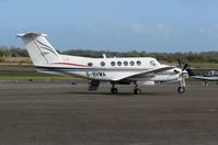 G-BVMA @ EGFH - Visiting Super King Air of Dragonfly Aviation Services. - by Roger Winser