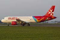 9H-AEK @ EGSH - Departing EGSH in the setting sun.