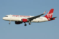N361VA @ DFW - Virgin Airlines Sharklet A320 at DFW Airport
