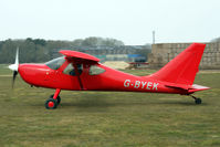 G-BYEK @ EGBR - Stoddard-Hamilton GlaStar GS-1 at The Real Aeroplane Club's Spring Fly-In, Breighton Airfield, April 2013. - by Malcolm Clarke