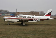 N88NA @ EGBR - Piper PA-32R-301T Turbo Saratoga at The Real Aeroplane Club's Spring Fly-In, Breighton Airfield, April 2013. - by Malcolm Clarke