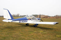 G-VORN @ EGBR - Evektor-Aerotechnik EV-97 Eurostar at The Real Aeroplane Club's Spring Fly-In, Breighton Airfield, April 2013. - by Malcolm Clarke
