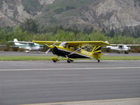 N5503H @ SZP - 1978 Bellanca 8KCAB SUPER DECATHLON, Lycoming AEIO-360 180 Hp, landing roll Rwy 04 - by Doug Robertson
