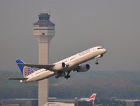 N504UA @ KIAD - Washington Dulles. 10 May 2013. 8.40am. Departure from Runway 1R to Boston, operating as Flight UA764. - by Simon F. Pickup