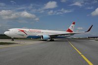 OE-LAE @ LOWW - Austrian Airlines Boeing 767-300 with Tyrolean Airways sticker - by Dietmar Schreiber - VAP