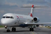 OE-LVC @ LOWW - Austrian Airlines Fokker 100 with Tyrolean sticker - by Dietmar Schreiber - VAP