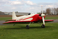 G-AYTV @ EGBR - Jurca Tempete at The Real Aeroplane Club's May-hem Fly-In, Breighton Airfield, May 2013. - by Malcolm Clarke