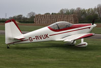 G-RVUK @ EGBR - Vans RV-7 at The Real Aeroplane Company's May-hem Fly-In, Breighton Airfield, May 2013. - by Malcolm Clarke
