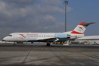 OE-LFQ @ LOWW - Austrian Airlines Fokker 70 with Tyrolean sticker - by Dietmar Schreiber - VAP