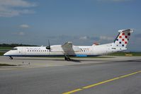 9A-CQB @ LOWW - Croatia Airlines Dash 8-400 - by Dietmar Schreiber - VAP