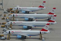 OE-LBI @ LOWW - Austrian Airbus 320 and 321