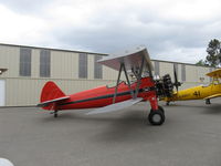 N65124 @ SZP - 1943 Boeing Stearman A75N1 (PT-17) 'Spirit of OPEC', P&W R-985 Wasp Jr. (by Jacobs) 450 Hp upgrade, at Aviation Museum of Santa Paula ramp - by Doug Robertson