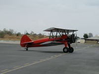 N65124 @ SZP - 1943 Boeing Stearman A75N1 (PT-17) 'Spirit of OPEC'. P&W R-985 Wasp Jr. (by Jacobs) 450 Hp upgrade, taxi - by Doug Robertson