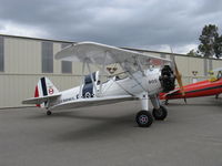 N1702B @ SZP - 1942 Boeing Stearman PT-13D 'Ruthies Doll', Continental W670 220 Hp, see/read my article this site re Boeing Stearman biplanes featuring this aircraft - by Doug Robertson