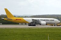 N774SA @ EGNX - Southern Air / DHL's B777F at East Midlands with freight  flight   to/from Leipzig - by Terry Fletcher