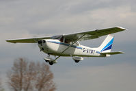 G-AYRT @ EGBR - Reims F172K Skyhawk at The Real Aeroplane Club's May-hem Fly-In, Breighton Airfield, May 2013. - by Malcolm Clarke