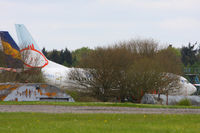G-TOYJ @ EGHL - former BMI Baby B737 stored at Lasham - by Chris Hall