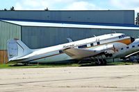 CF-YQG @ CYQF - Douglas DC-3-R4D-1 [4654] (Nunasi Central Airlines) Red Deer~C 23/07/2008