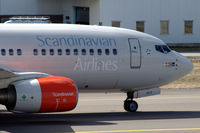 SE-REX @ ESSA - SAS Boeing 737-700 taxying at Stockholm Arlanda airport, Sweden. - by Henk van Capelle