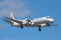 SE-LXH @ ESSA - Braathens Regional Saab 2000 on final approach to Stockholm Arlanda airport, Sweden. - by Henk van Capelle
