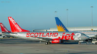 G-CELU @ EGCC - Jet 2 Boeing 737 - G-CELU, Scotland titles
