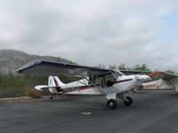 N6090U @ SZP - 1995 Aviat A-1 HUSKY, Lycoming O-360-A1D 180 Hp, will banner-tow today - by Doug Robertson