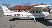 N942FA @ KAXN - Cessna 172S Skyhawk at the fuel pump. - by Kreg Anderson