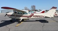 N9850V @ KAXN - Cessna 172M Skyhawk on the line. - by Kreg Anderson