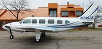 N74972 @ KAXN - Piper PA-31-350 Navajo with a fresh coat of paint and new interior. - by Kreg Anderson