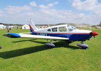 G-BBKX @ EGHP - Cherokee 180 at Popham - by moxy