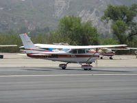 N710MR @ SZP - 1979 Cessna 182Q SKYLANE, Continental O-470-U 230 Hp, takeoff roll Rwy 22 - by Doug Robertson